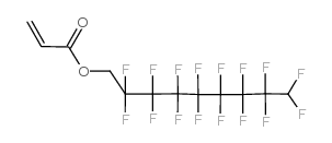 2,2,3,3,4,4,5,5,6,6,7,7,8,8,9,9-十六氟壬醇丙烯酸盐结构式