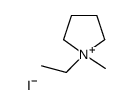 1-ethyl-1-methylpyrrolidin-1-ium,iodide Structure