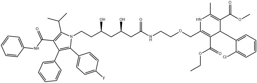 阿托伐他汀-氨氯地平二聚体结构式