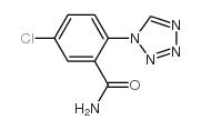 5-氯-2-(1H-四唑-1-基)苯甲酰胺结构式