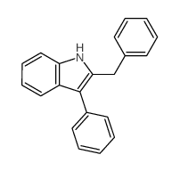 2-benzyl-3-phenyl-1H-indole结构式