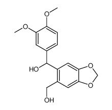 (3,4-dimethoxyphenyl)-(6-hydroxymethyl-benzo[1,3]dioxol-5-yl)methanol Structure