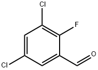 3,5-二氯-2-氟苯甲醛结构式