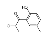2-chloro-1-(2-hydroxy-5-methyl-phenyl)-propan-1-one Structure