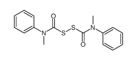 Bis(N-methyl-N-phenylcarbamoyl)disulfane Structure