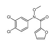 N-(3,4-dichlorophenyl)-N-methoxyfuran-2-carboxamide Structure