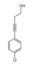 4-(4-chlorophenyl)but-3-yn-1-ol结构式