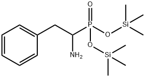 Bis(trimethylsilyl)=(1-amino-2-phenylethyl) phosphonate结构式