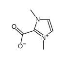 1,3-二甲基咪唑鎓-2-羧酸盐结构式
