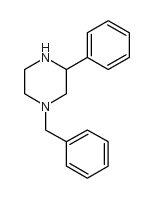 N-1-苄基-3-苯基哌嗪结构式