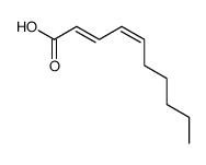 (2E,4Z)-2,4-decadienoic acid Structure