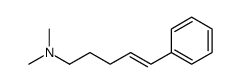 N,N-dimethyl-5-phenylpent-4-en-1-amine结构式