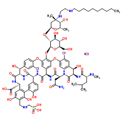 Telavancin hydrochloride structure