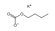carbonic acid monobutyl ester, potassium-salt Structure
