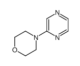 4-pyrazin-2-ylmorpholine结构式