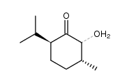 2-Hydroxy-6-isopropyl-3-methyl-1-cyclohexanon结构式