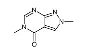 2,5-dimethylpyrazolo[3,4-d]pyrimidin-4-one Structure