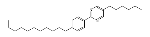 5-己基-2-(4-十一烷基苯基)-嘧啶结构式