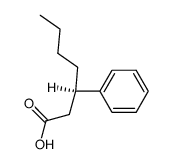 (R)-3-phenylheptanoic acid Structure