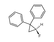 (S)-(-)-1-Fluoro-2,2-diphenylcyclopropane结构式