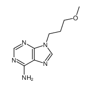 9-(3-methoxy-propyl)-9H-purin-6-ylamine结构式