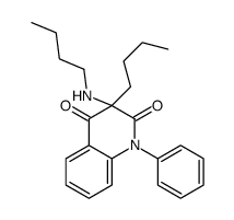 3-butyl-3-(butylamino)-1-phenylquinoline-2,4-dione结构式