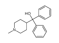 (1-methylpiperidin-4-yl)-diphenylmethanol Structure