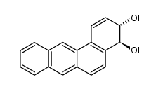 BENZ(A)ANTHRACENE-3,4-DIHYDRODIOL结构式