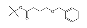 4-(benzyloxy)butanoic acid t-butyl ester结构式