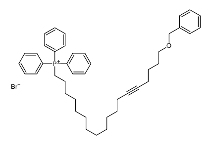triphenyl(18-phenylmethoxyoctadec-13-ynyl)phosphanium,bromide结构式
