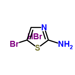 2-氨基-5-溴噻唑氢溴酸盐结构式