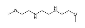 N,N'-bis(2-methoxyethyl)ethane-1,2-diamine结构式