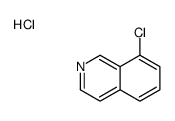 8-chloroisoquinoline,hydrochloride结构式
