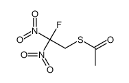 S-(2-fluoro-2,2-dinitroethyl) ethanethioate结构式