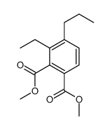 dimethyl 3-ethyl-4-propylbenzene-1,2-dicarboxylate Structure