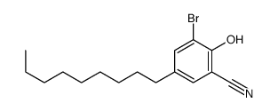 3-bromo-2-hydroxy-5-nonylbenzonitrile Structure