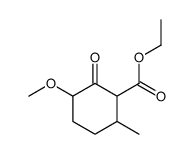 ethyl 3-methoxy-6-methyl-2-oxocyclohexane-1-carboxylate Structure