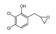 2,3-dichloro-6-(oxiran-2-ylmethyl)phenol Structure