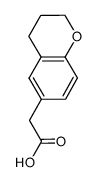 2-(色烷-6-基)乙酸结构式