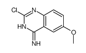 2-氯-6-甲氧基喹唑啉-4-胺结构式