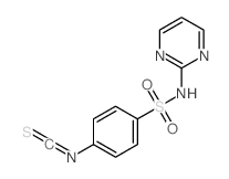 Benzenesulfonamide,4-isothiocyanato-N-2-pyrimidinyl-结构式