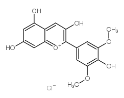 氯化锦葵素结构式