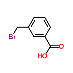 3-溴甲基苯甲酸结构式