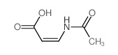 (Z)-3-acetamidoprop-2-enoic acid Structure