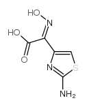 (Z)-2-(2-氨基-4-噻唑基)-2-羟基亚氨基乙酸结构式