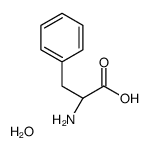 (2S)-2-amino-3-phenylpropanoic acid,hydrate结构式