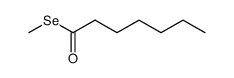 Se-methyl heptaneselenoate Structure
