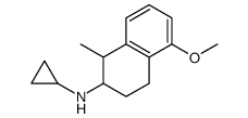 1,2,3,4-Tetrahydro-N-cyclopropyl-5-methoxy-1-methyl-2-naphthalenamine Structure
