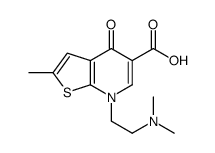7-[2-(dimethylamino)ethyl]-2-methyl-4-oxothieno[2,3-b]pyridine-5-carboxylic acid Structure