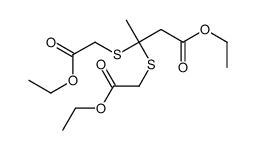 ethyl 3,3-bis[(2-ethoxy-2-oxoethyl)thio]butyrate结构式